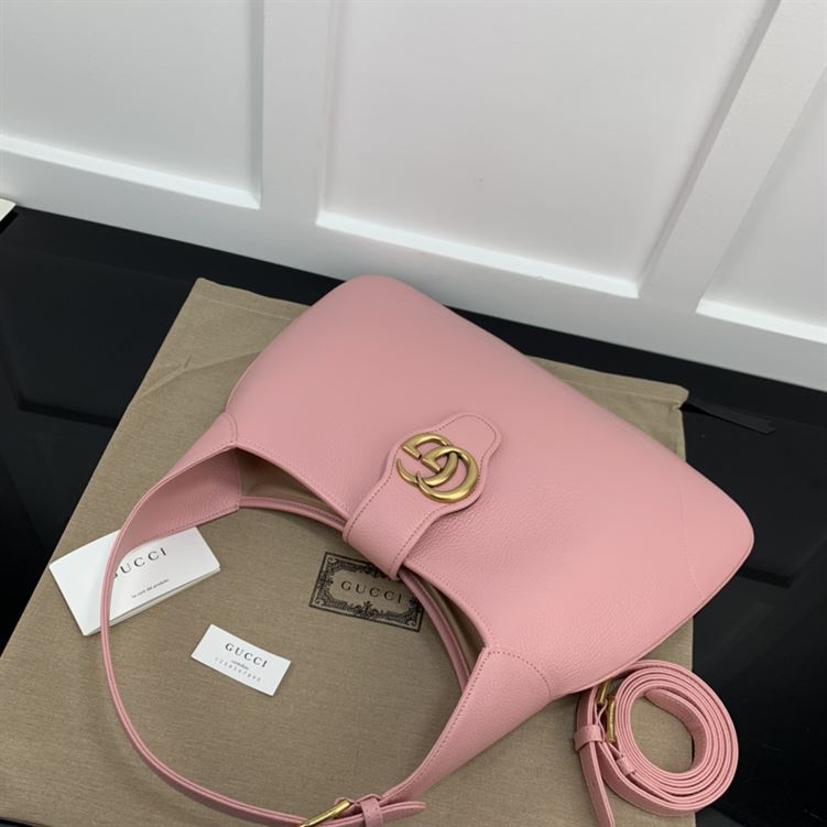 GUCCI APHRODITE MEDIUM SHOULDER BAG IN LIGHT PINK LEATHER – GB46