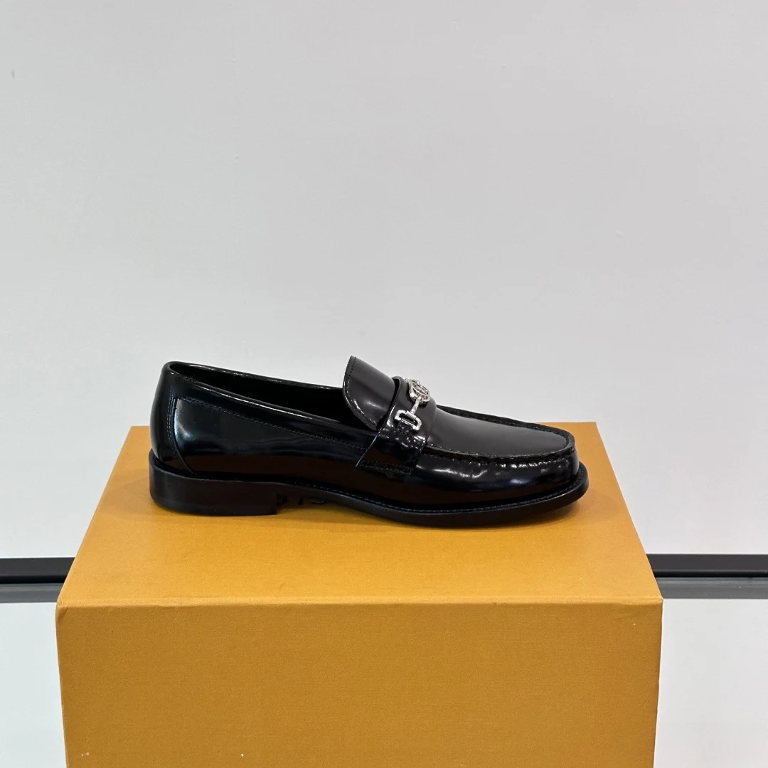 MAJOR LOAFERS BLACK LEATHER – VL038