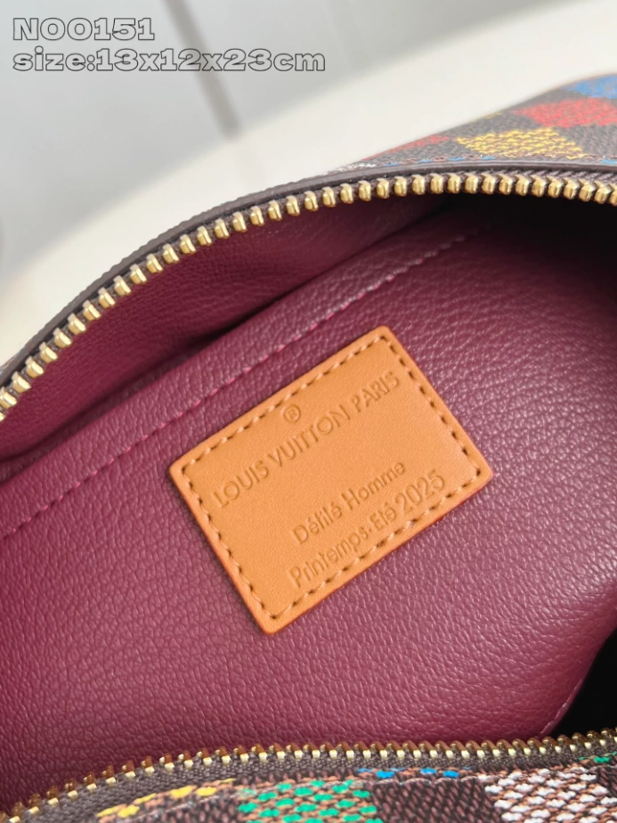 LOCKER DOPP KIT DAMIER EBENE CANVAS N00151 – LW391