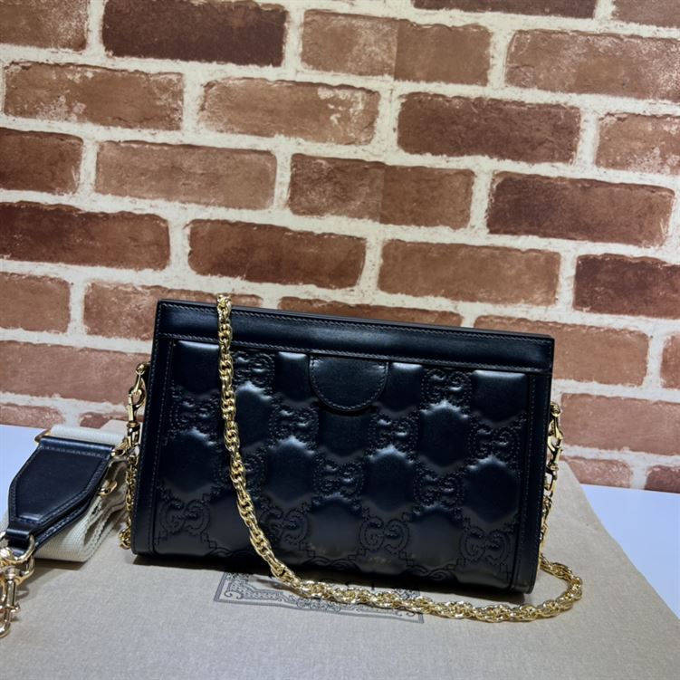 GUCCI SMALL GG QUILTED LEATHER BAG IN BLACK – GB29