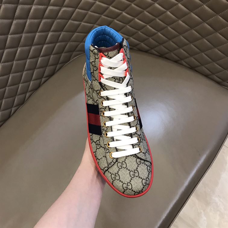 GUCCI ACE GG HIGH TOP SNEAKERS – GCC059