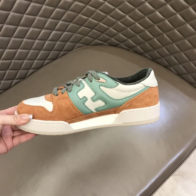 FENDI MATCH AMARANTH SUEDE LOW-TOPS SNEAKERES – FDS002