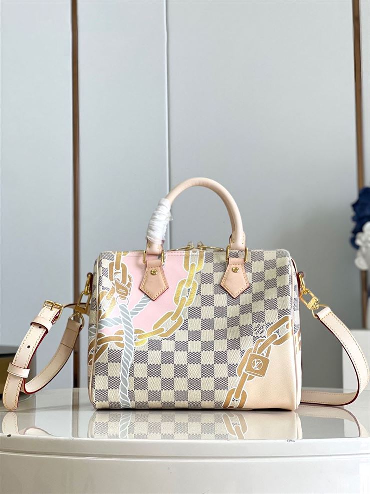LOUIS VUITTON SPEEDY BANDOULIERE 25 DAMIER AZUR CANVAS – LW117