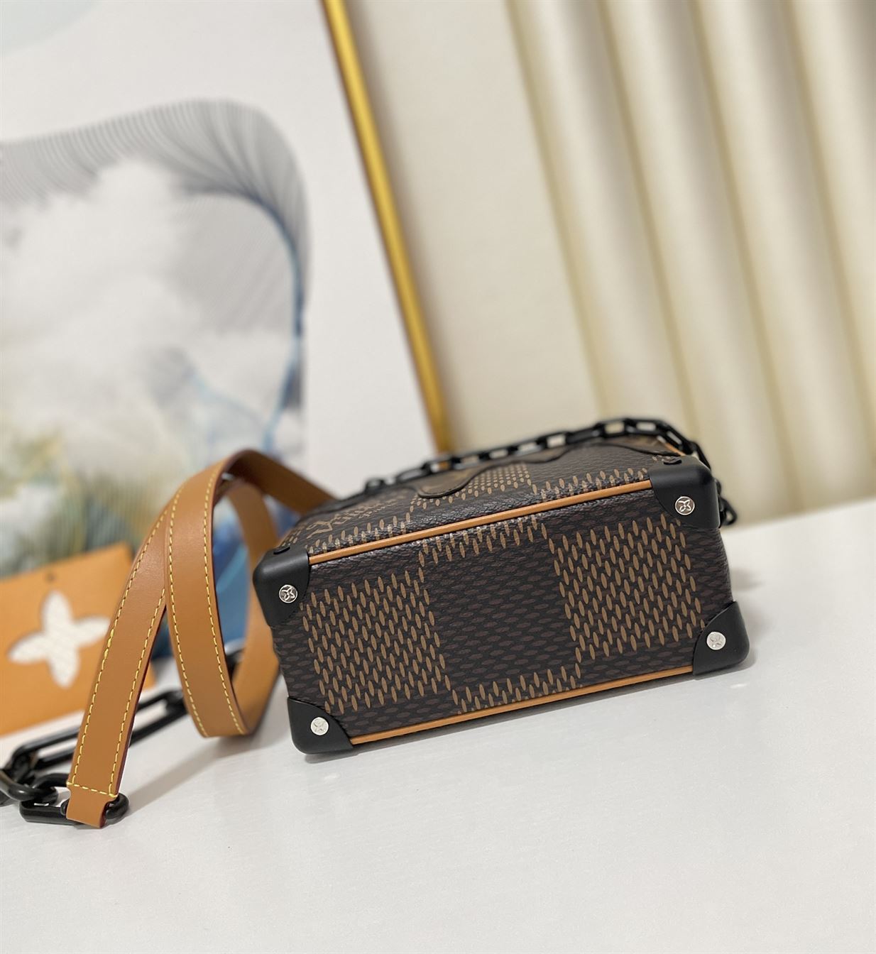 LOUIS VUITTON MINI SOFT TRUNK DAMIER EBENE – LVB070