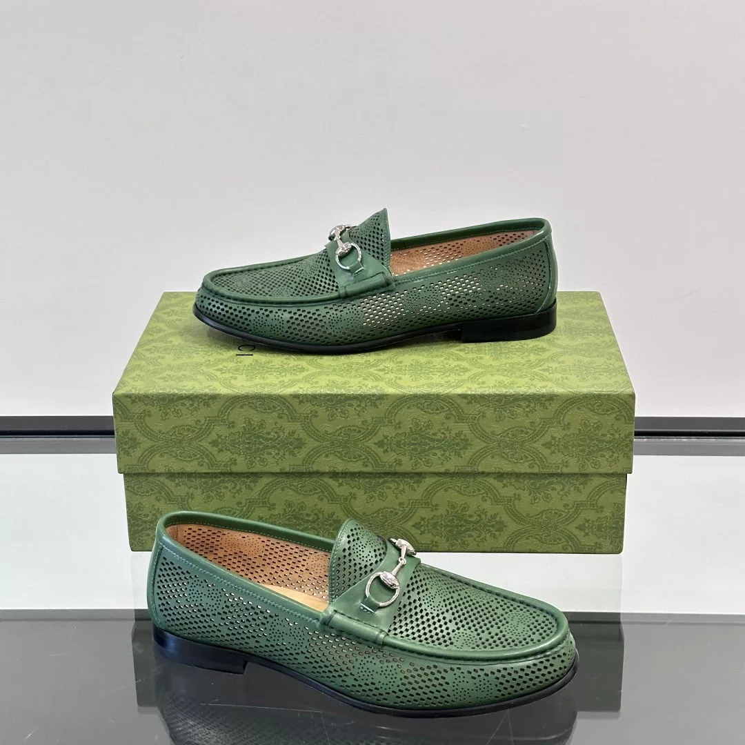 HORSEBIT 1953 LOAFERS IN GREEN – GL092