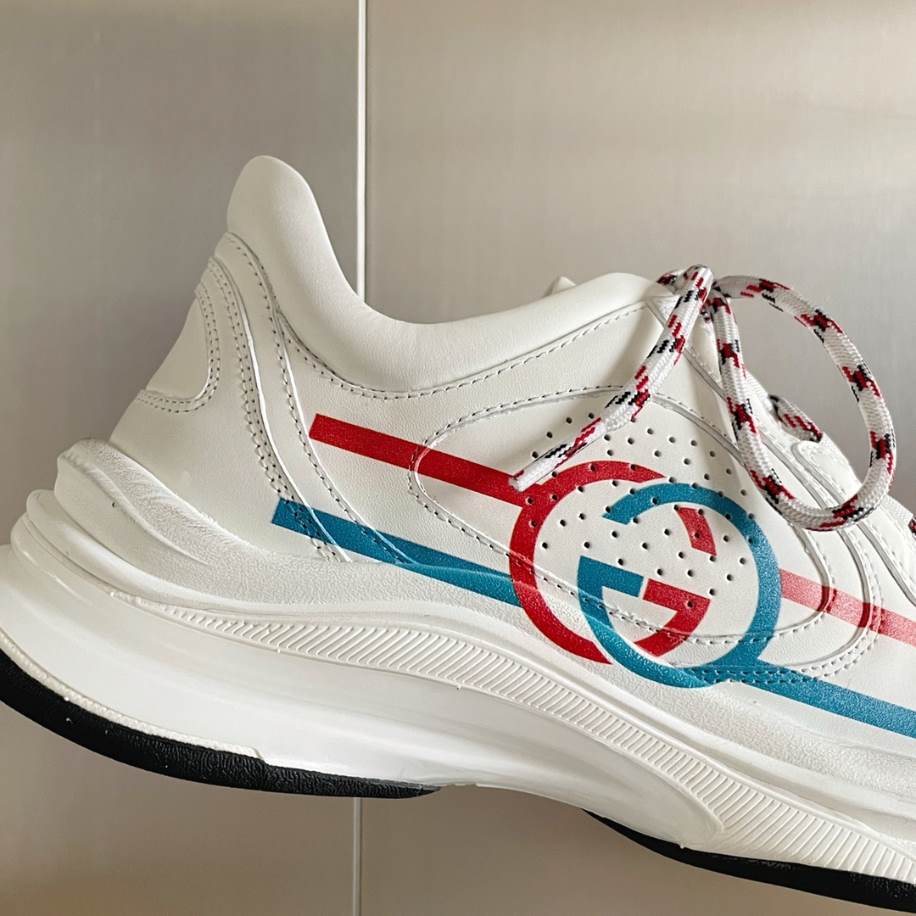 Gucci Run Trainers White Leather Sneakers – GCC205