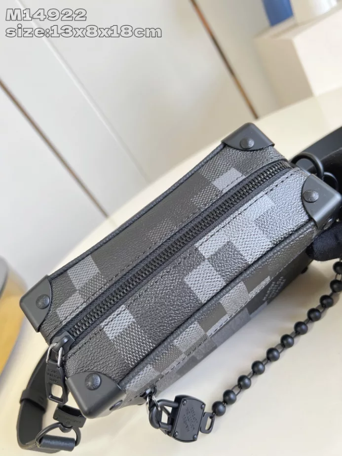 MINI SOFT TRUNK BAG BLACK DAMOFLAGE BLACK CANVAS M14922 – LW415