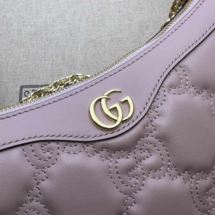 GUCCI GG MATELASSE HANDBAG WITH PINK LEATHER – GB88