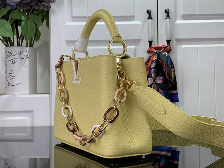 LOUIS VUITTON CAPUCINES BB YELLOW – LW102