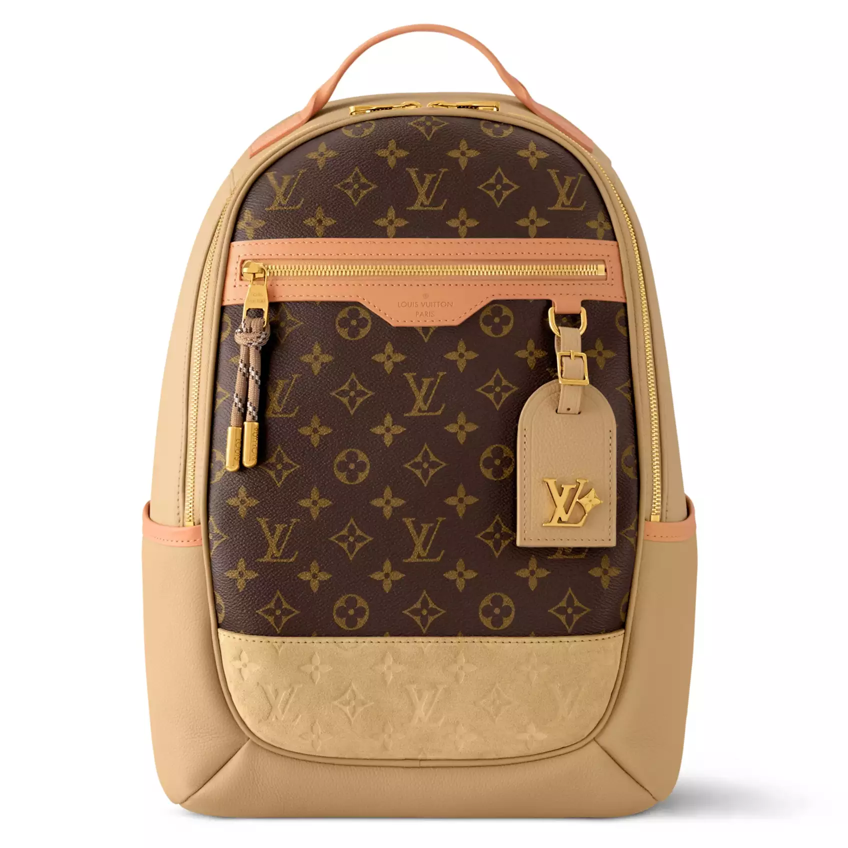 Louis Vuitton Outdoor Backpack Beige Cowhide Leather – LW149
