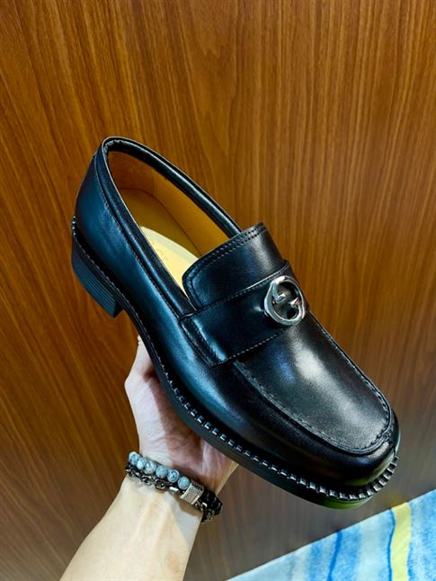 GUCCI LOAFER INTERLOCKING G BLACK – GL019