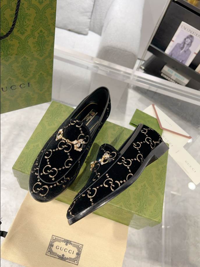 Gucci Horsebit Princetown Black Leather Loafer – GL074