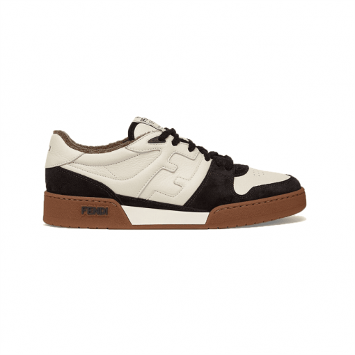FENDI MATCH LOW-TOP SNEAKERS IN BLACK SUEDE – FDS005