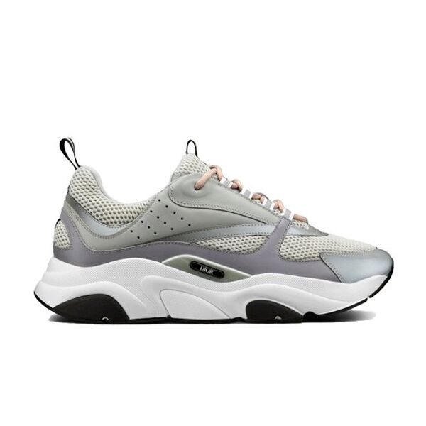 DIOR B22 SNEAKERS IN GREY AND WHITE – DO005
