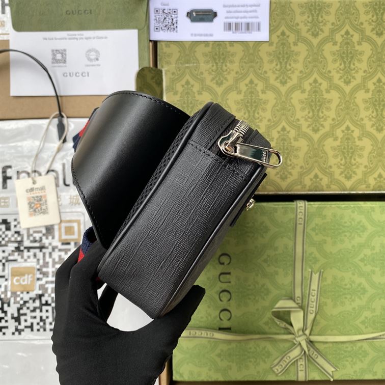 GUCCI OPHIDIA GG-MONOGRAMMED CANVAS BELT BAG – BG041