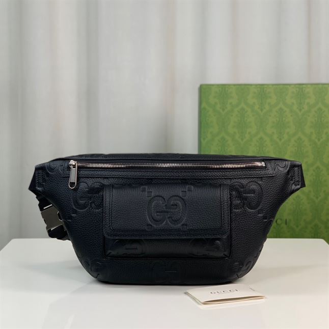 GUCCI JUMBO GG BELT BAG BLACK – BG042