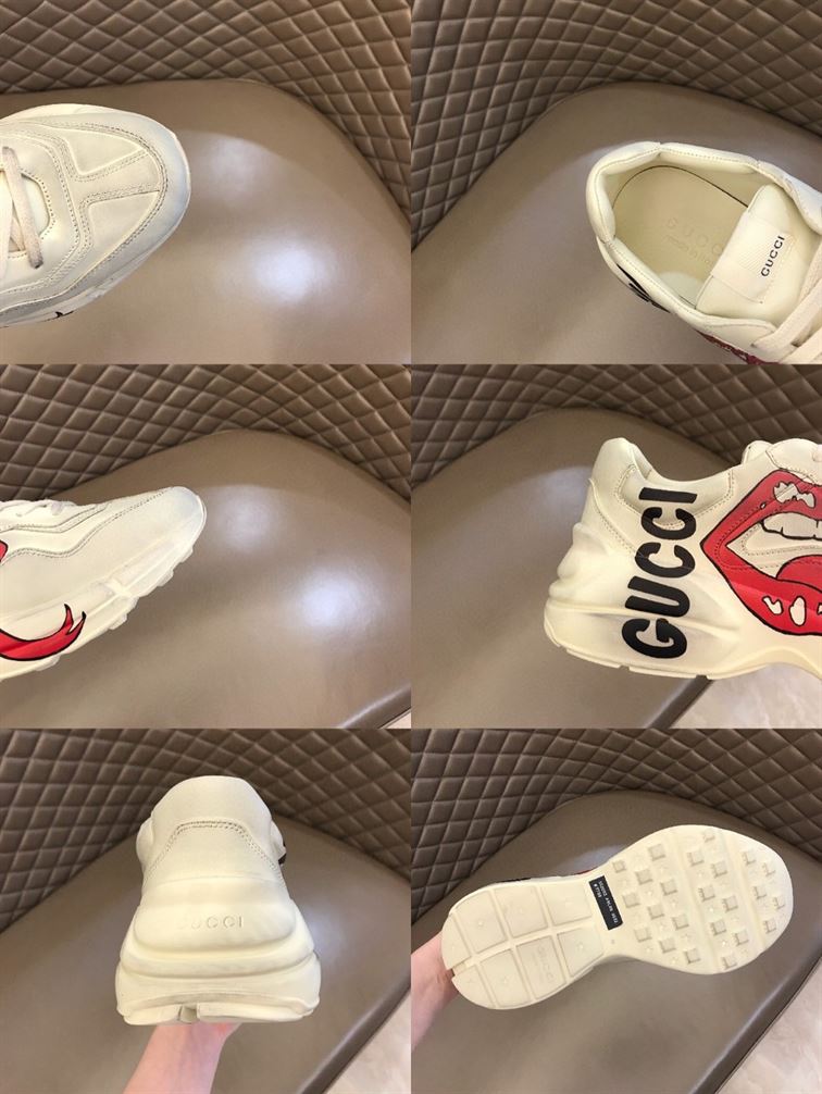 GUCCI RHYTON SNEAKER WITH MOUTH PRINT – GCC016