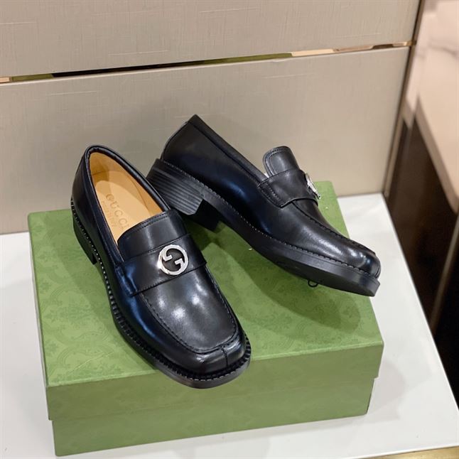 GUCCI LOAFER INTERLOCKING G BLACK – GL047