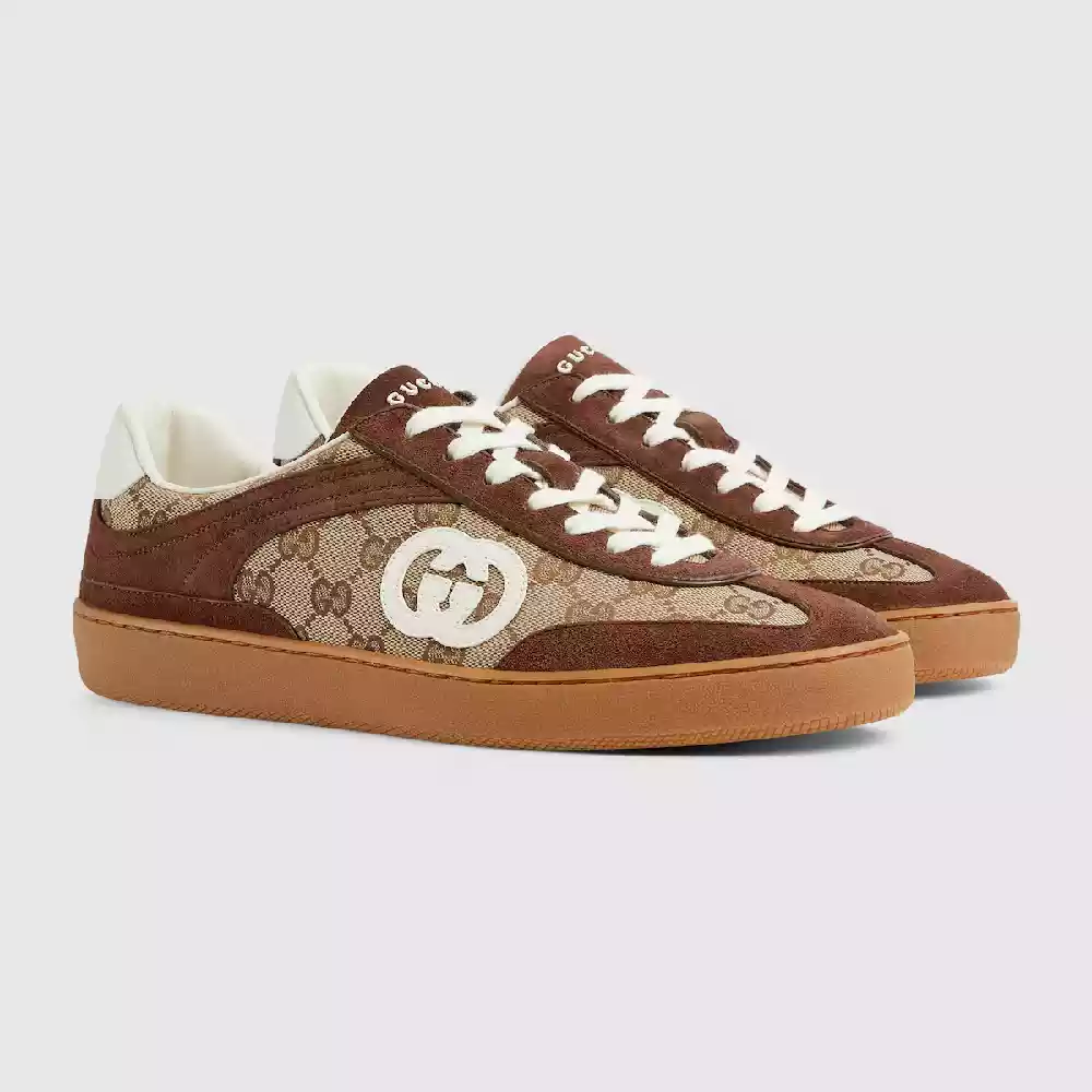 MEN’S G75 SNEAKER IN DARK BROWN SUEDE – GCC258