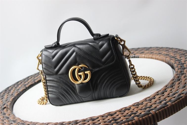 GUCCI GG MARMONT MINI TOP HANDLE BAG – GB82