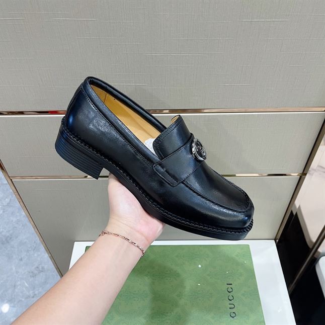GUCCI LOAFER INTERLOCKING G BLACK – GL047
