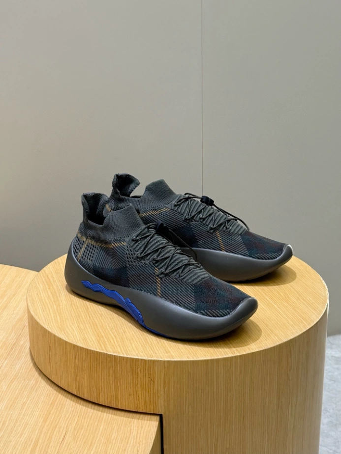 BURBERRY CHECK KNIT NEPTUNE SNEAKERS – BBR054