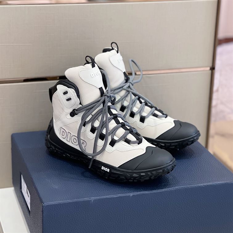 DIORIZON HIKING BOOT GRAY TECHNICAL MESH AND BLACK RUBBER – DO088