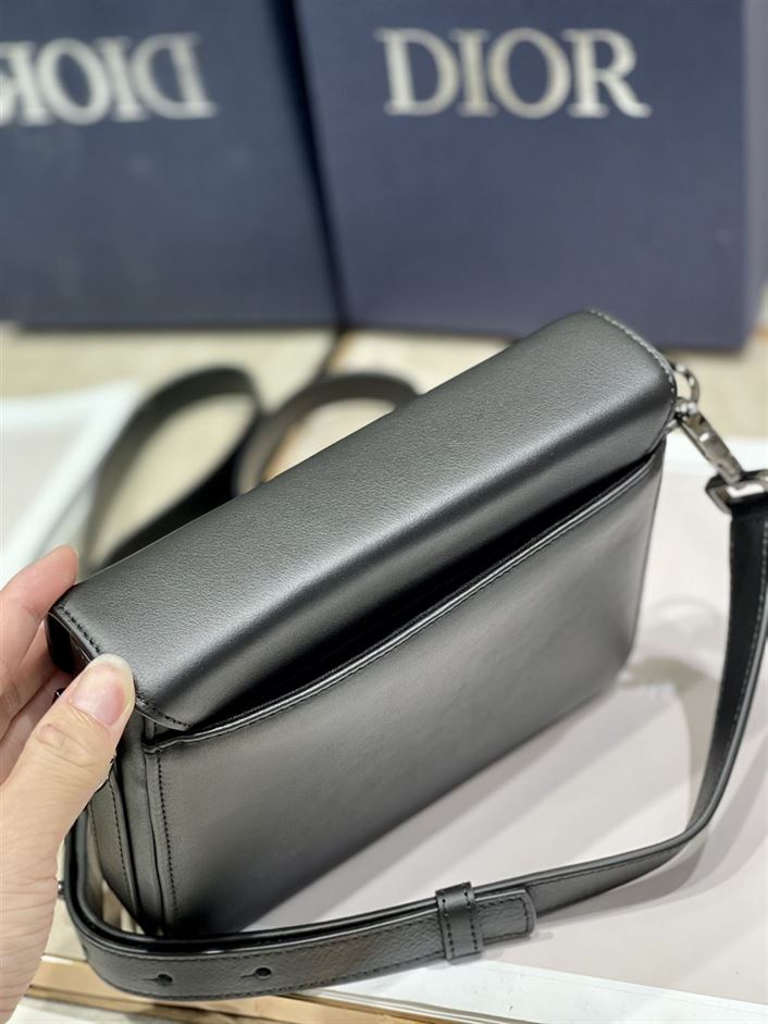 DIOR MESSENGER POUCH OBLIQUE GALAXY BLACK – DOB081
