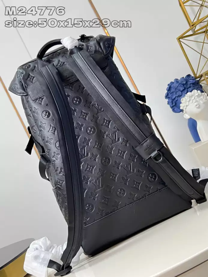 Louis Vuitton Getaway Backpack Black Monogram Shadow Calfskin – LW153
