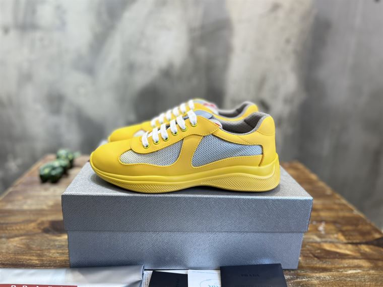 PRADA AMERICA’S CUP SOFT RUBBER AND BIKE FABRIC SNEAKERS – PRS041