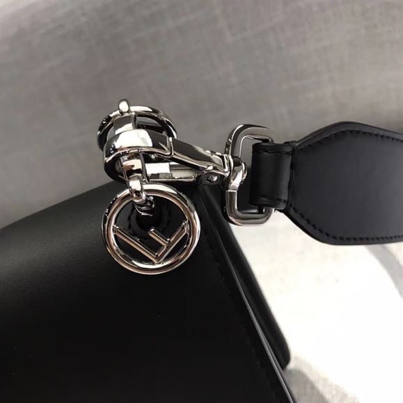 FENDI KAN I CALFSKIN LEATHER SHOULDER BAG – F008