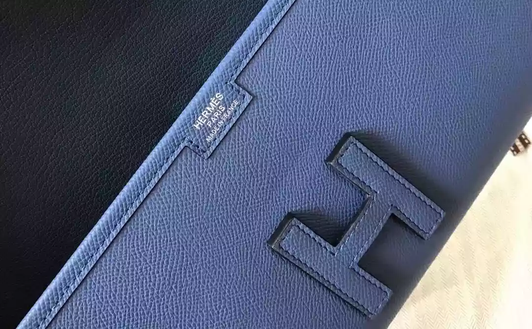Hermes Jige Elan 29 Clutch In Blue Agate Epsom Leather – HW106