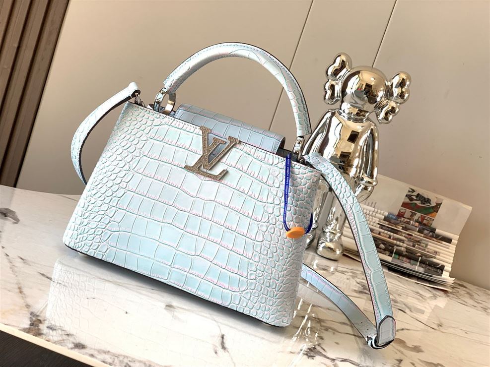 LOUIS VUITTON CAPUCINES BB Light Blue – LW052