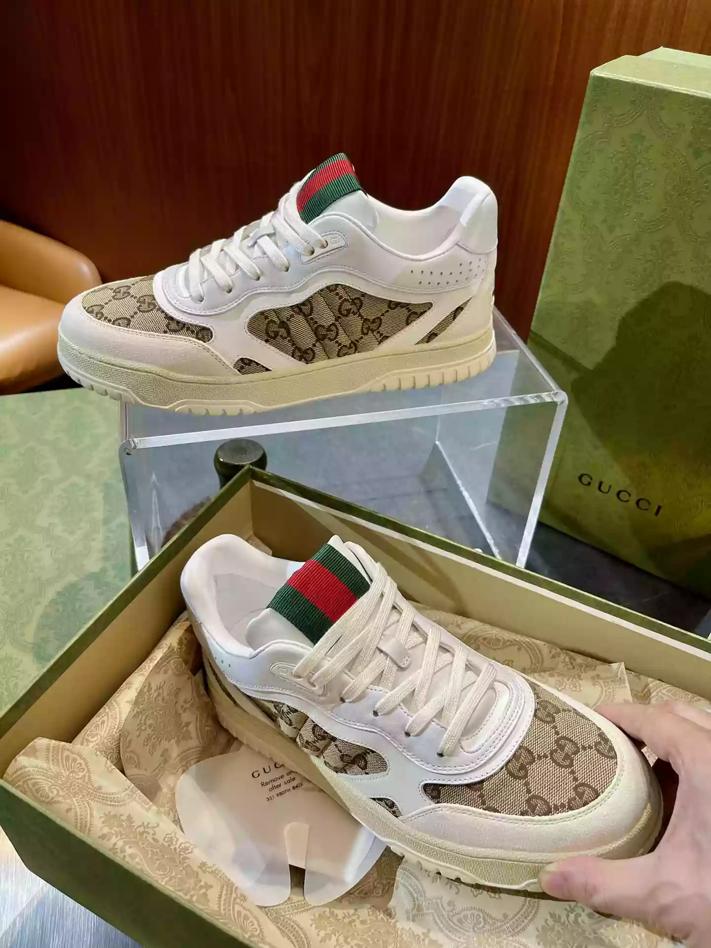 Gucci Re-Web Trainer Sneakers – GCC239