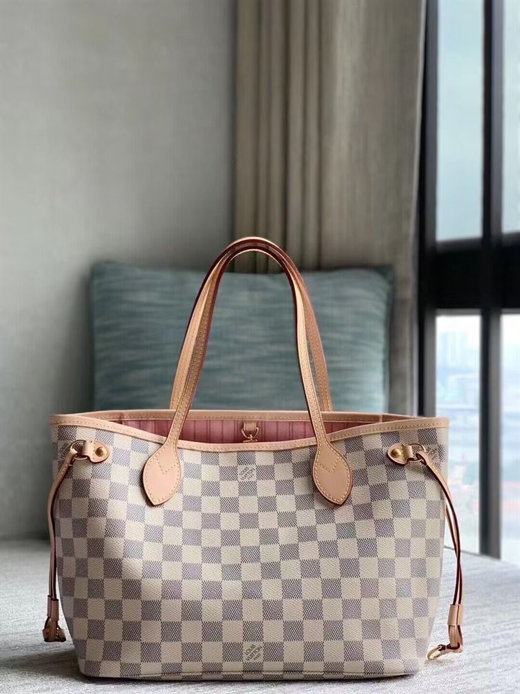 LOUIS VUITTON NEVERFULL PM DAMIER AZUR CANVAS – LW129