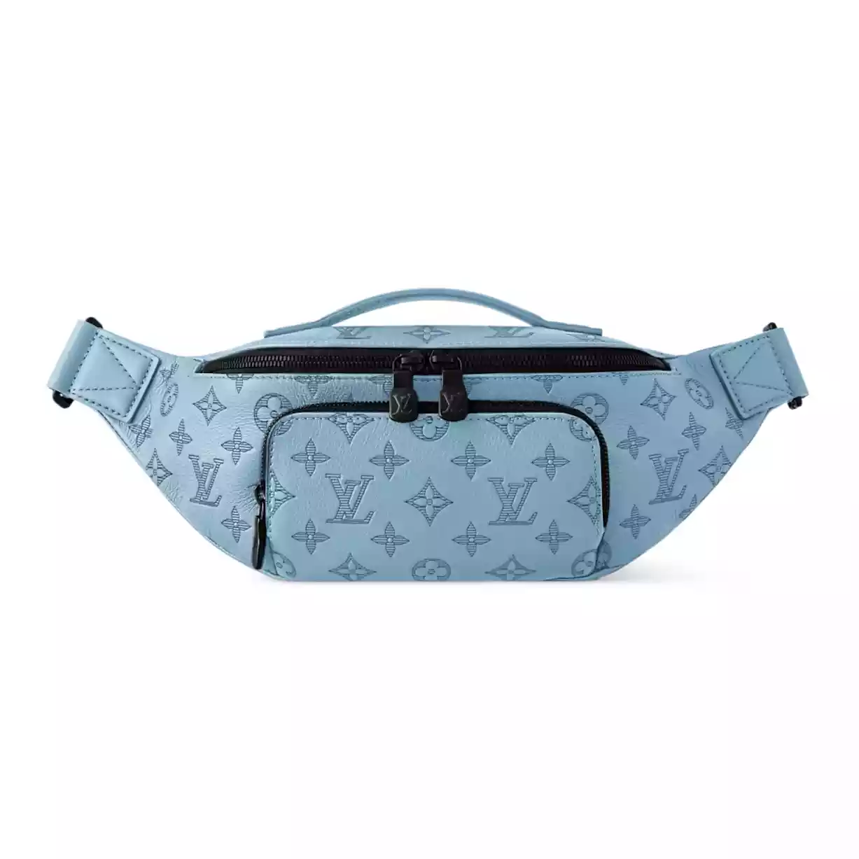 RUSH BUMBAG SKY BLUE MONOGRAM SHADOW – LW305