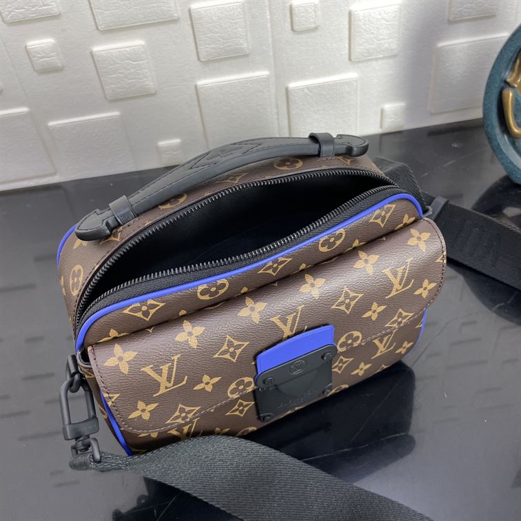 LOUIS VUITTON S LOCK MESSENGER MONOGRAM MACASSAR – LVB047