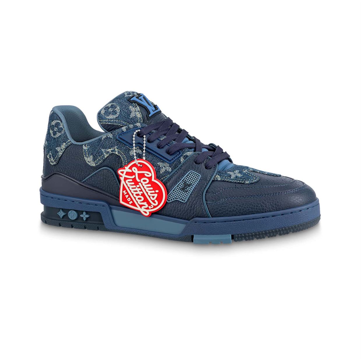 LOUIS VUITTON X NIGO TRAINER SNEAKERS IN BLUE – LVS005