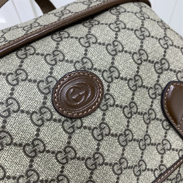 GUCCI MEDIUM BACKPACK WITH INTERLOCKING G – BG025