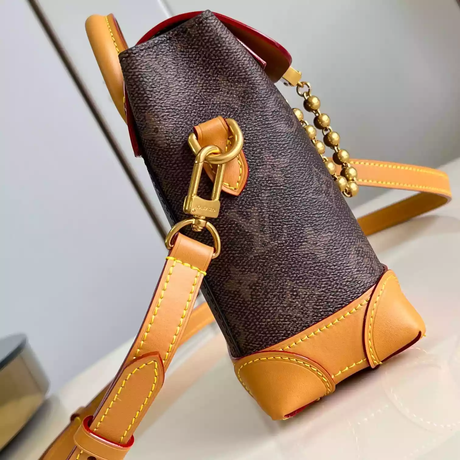 STEAMER 15 BROWN MONOGRAM DUST CANVAS M11630 – LW436