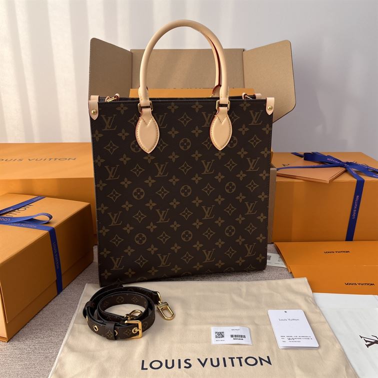 LOUIS VUITTON SAC PLAT PM MONOGRAM – LW130