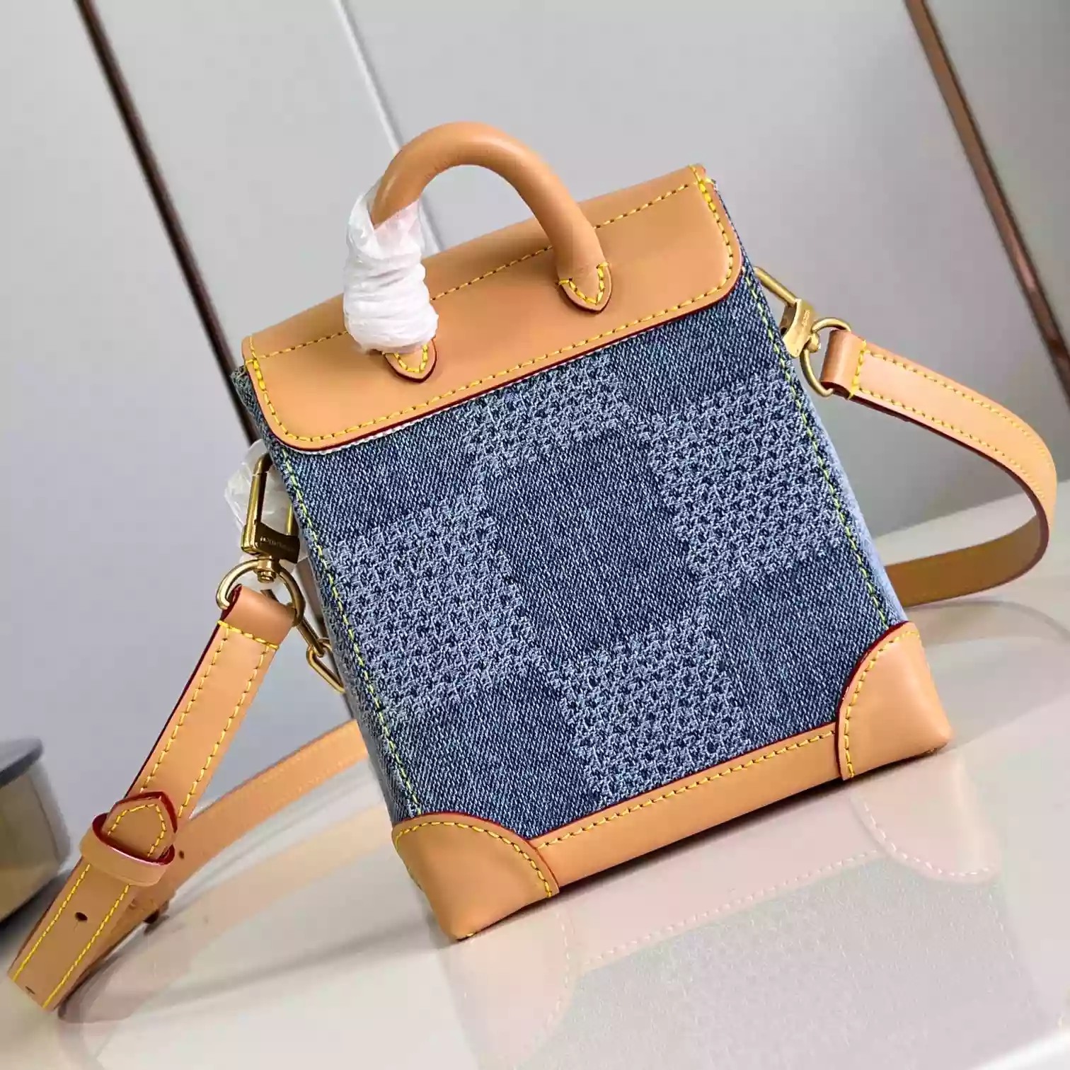 NANO STEAMER BLUE DAMIER DENIM 3D N40751 – LW443