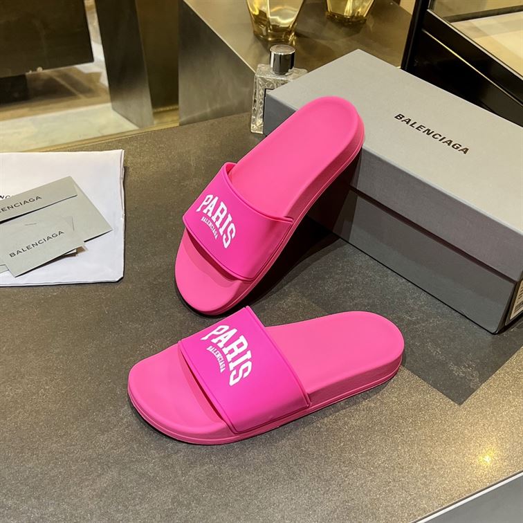 BALENCIAGA CITIES PARIS POOL SLIDE SANDAL – BBD010