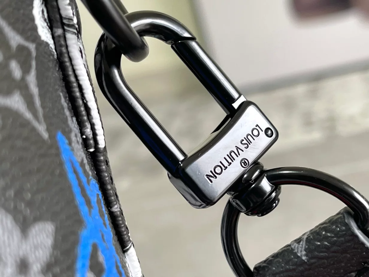 KEEPALL BANDOULIERE BAG 50 ORANGE LV GRAFFITI PATTERN – LW366