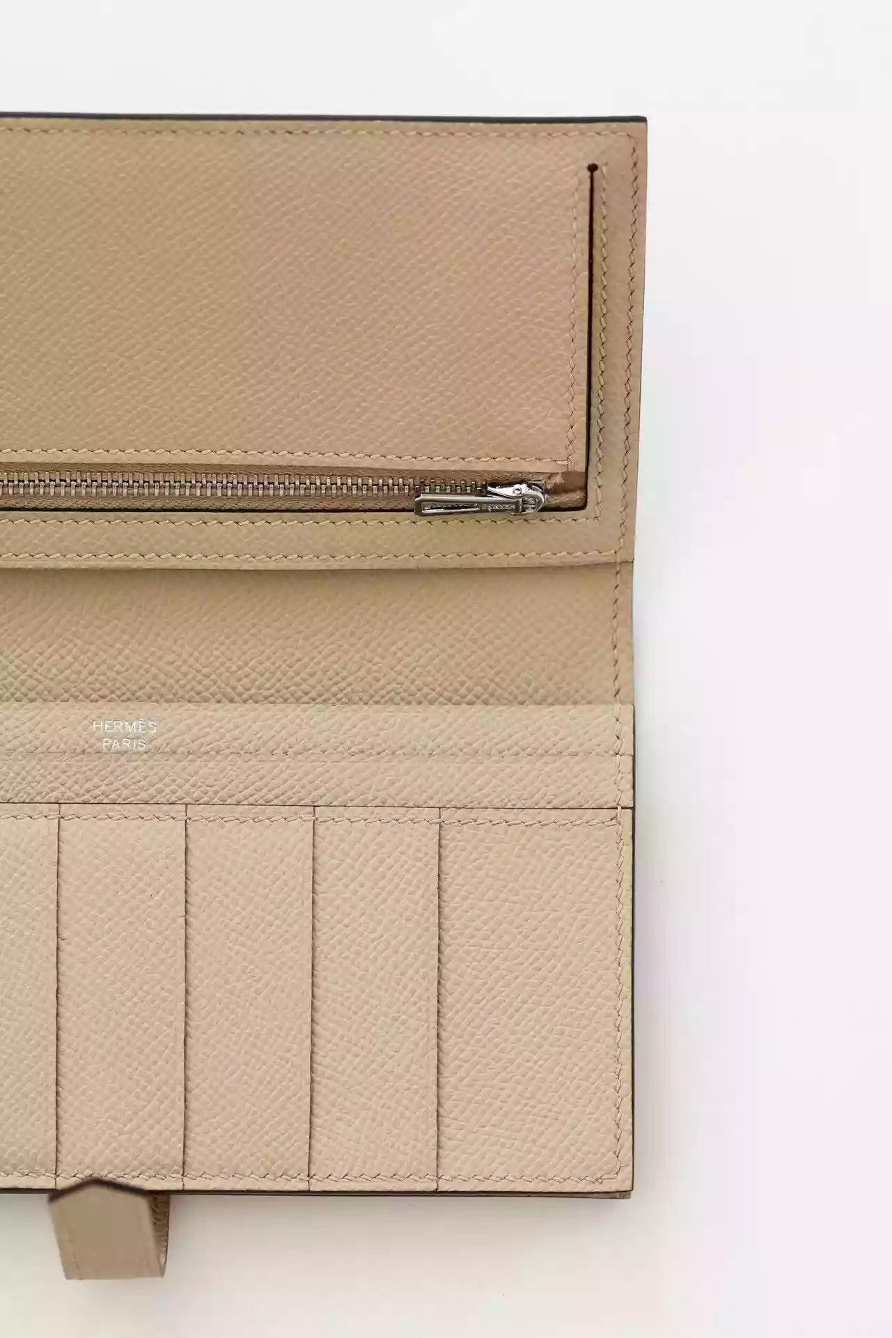 Hermes Bearn Long Handmade Wallet in Trench Epsom Calfskin – HW157