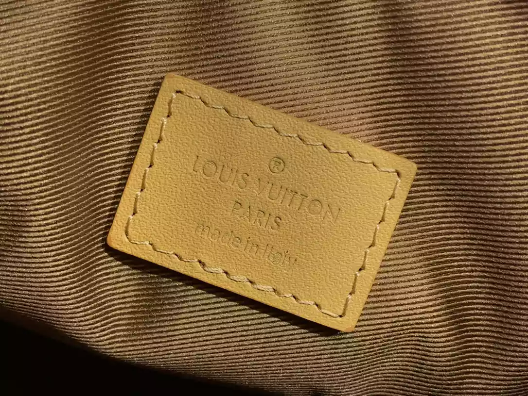 LV Hobo Cargo Bag in Beige Cowhide Leather and Monogram Coated Canvas – LW167