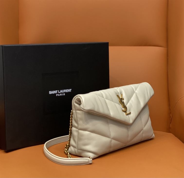 YSL PUFFER TOY BAG IN QUILTED LAMBSKIN – YB068