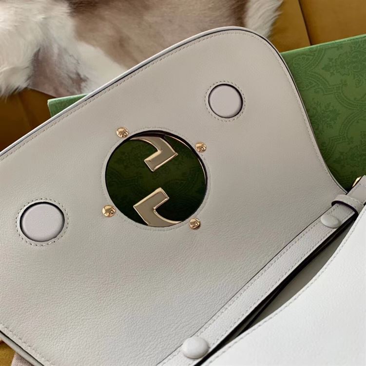 GUCCI BLONDIE SHOULDER BAG IN WHITE LEATHER – GB79