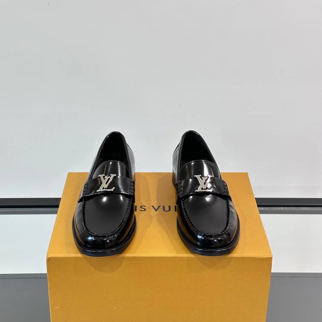 MAJOR LOAFERS BLACK GLAZED CALF LEATHER – VL037