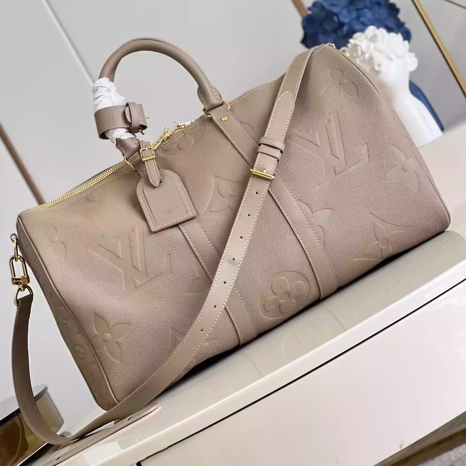 KEEPALL BANDOULIERE 45 MONOGRAM EMPREINTE M46114 – LW380